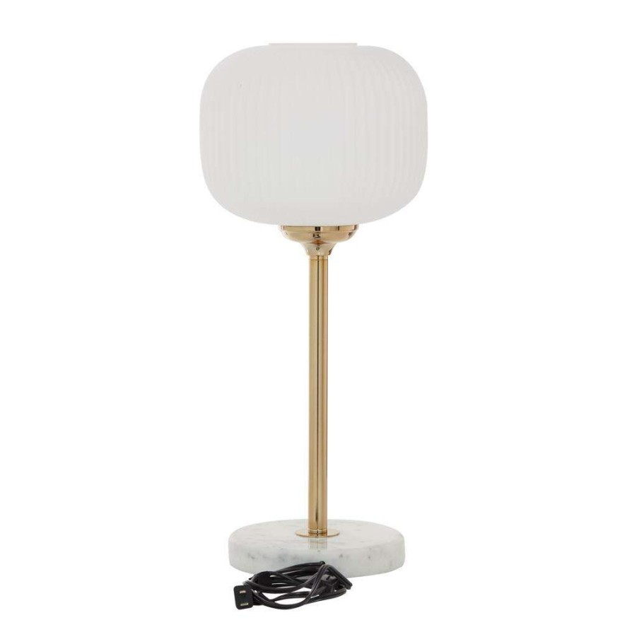 Home & Decor * | Wholesale Cosmoliving By Cosmopolitan 23 White Metal Modern Table Lamp