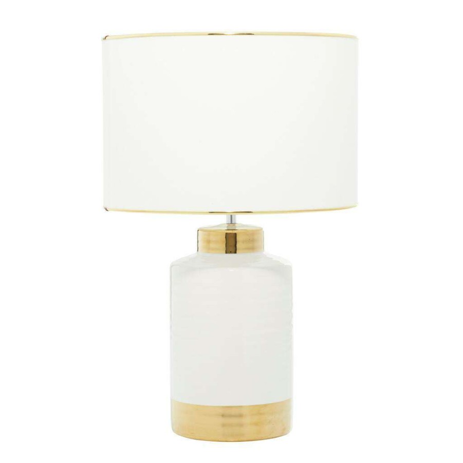 Home & Decor * | Budget Cosmoliving By Cosmopolitan 23 Gold Ceramic Table Lamp