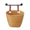 Storage * | Best Pirce Brown Bamboo Hanging Kitchen Wall Basket By Cosmoliving By Cosmopolitan