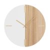 Home & Decor * | Budget Brown Mdf Contemporary Wall Clock, 24 X 24 X 2 By Cosmoliving By Cosmopolitan