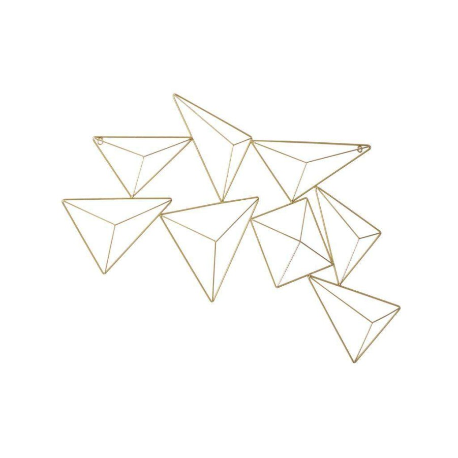 Home & Decor * | Best Deal Cosmoliving By Cosmopolitan 32 Gold Iron Contemporary Wall Decor