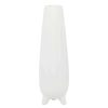 Floral * | Best Sale Cosmoliving By Cosmopolitan White Ceramic Contemporary Vase, 6 X 20