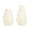 Floral * | Coupon Cosmoliving By Cosmopolitan Cream Iron Contemporary Vase, 12 X 10