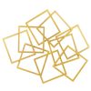 Home & Decor * | Coupon Cosmoliving By Cosmopolitan Gold Abstract Iron Wall Accent