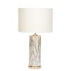 Home & Decor * | Wholesale Cosmoliving By Cosmopolitan 26 Gold Stone Glam Table Lamp