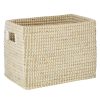 Storage * | Coupon Cosmoliving By Cosmopolitan 15 Brown Seagrass Contemporary Storage Basket